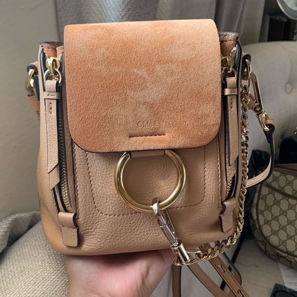 Chloe Handbags - Chloe Mini Faye Backpack